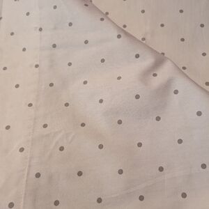 Gray Polka Dot light blocking curtain Pnk1